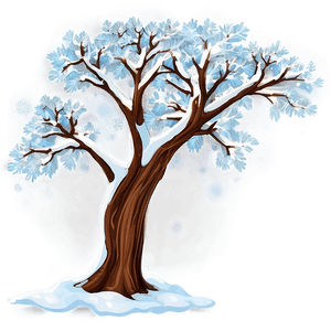 Winter Snow Tree PNG ajs PNG