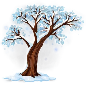 Winter Snow Tree Png Ajs PNG Image