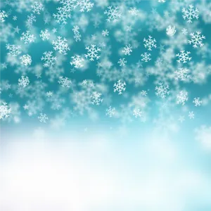 Winter Snowflake Backdrop PNG Image