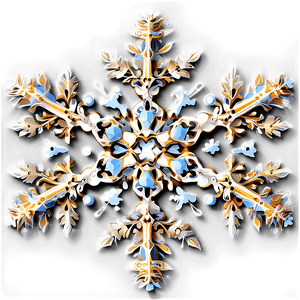 Winter Snowflake Design PNG aby PNG image with transparent background