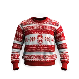 Winter Sweater Print Png Wqh PNG Image