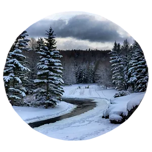 Winter Wonderland Maine Png 90 PNG Image