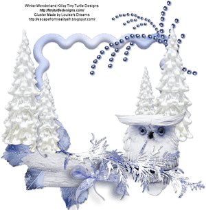 Winter Wonderland Picture Frame - Winter Wonderland Frame Png, Transparent Png PNG with transparent background