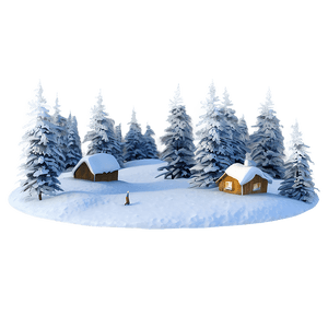 Winter Wonderland Scene PNG 05212024 PNG image with transparent background