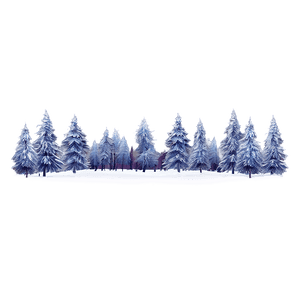 Winter Wonderland Scene PNG cil PNG with transparent background