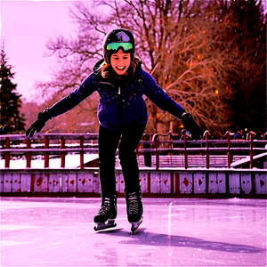 Winter Wonderland Skating PNG 34 PNG with transparent background