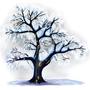 Winter Wonderland Tree Png 06212024 PNG Image