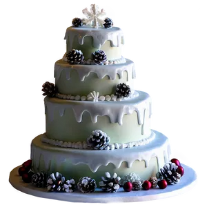 Winter Wonderland Wedding Cake Png 79 PNG Image