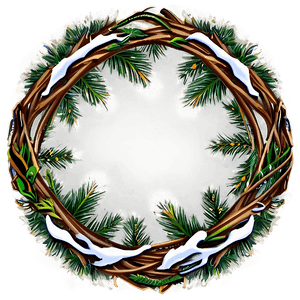 Winter Wreath PNG lby17 PNG