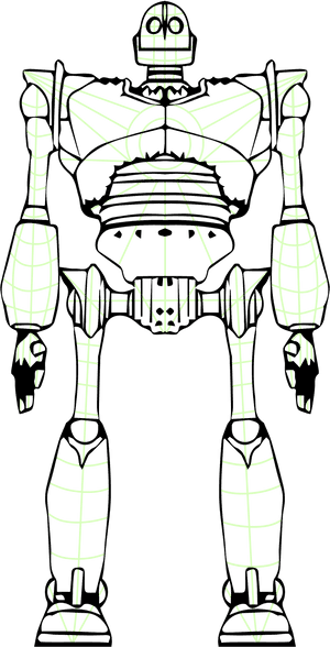 Transparent Iron Giant Png - Iron Giant Line Art, Png Download PNG image with transparent background