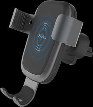 Zikko Wireless Charging Gravity Car Stand 7 5w, HD Png Download PNG with transparent background
