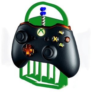 Wireless Xbox Controller Black PNG ruw PNG image with transparent background
