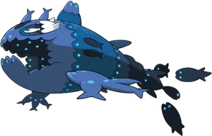 Wishiwashi School Form Pokemon PNG Image