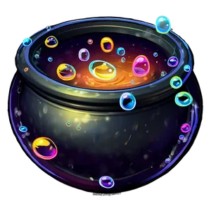 Witch Cauldron With Bubbles Png 71 PNG Image