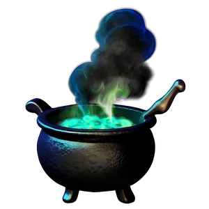 Witch Cauldron With Smoke Png Fux PNG Image