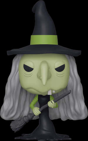 Witch Figure Nightmare Before Christmas PNG image with transparent background