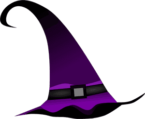 Witch Hat Clipart Magical - Purple Witch Hat Clipart, HD Png Download PNG image with transparent background