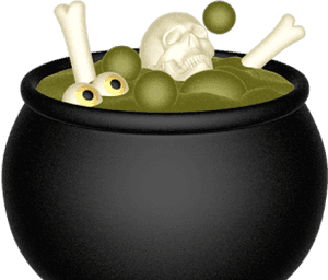 Witch's Cauldron Cliparts - Clipart Witches Cauldron, HD Png Download PNG image with transparent background