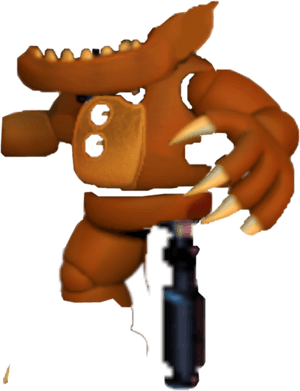 #withered Nightmare Freddy - Cartoon, HD Png Download PNG image with transparent background