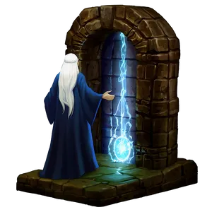 Wizard And Ethereal Portal Png Ipt39 PNG Image