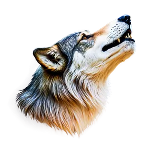 Wolf Head Illustration Png Tou48 PNG Image