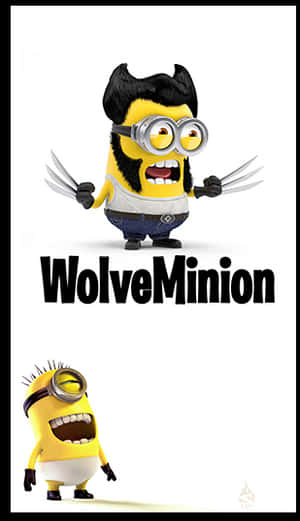 Wolverine Minion Mobile Wallpaper Big - Minion Hd PNG