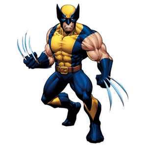 Wolverine Character Art PNG 8 PNG image with transparent background