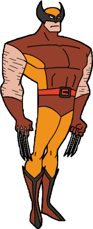 Bruce Timm Style Wolverine By Apocalypsebob - Bruce Timm Wolverine, HD Png Download PNG image with transparent background