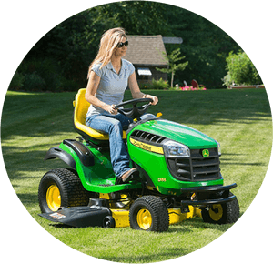 Woman Riding Lawn Mower, HD Png Download PNG with transparent background