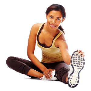 Stretching Fitness Female Transparent PNG PNG with transparent background