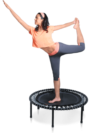 Jump Clipart Mini Trampoline - Yoga Trampoline, HD Png Download PNG