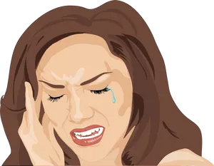 Woman Suffering From Headache PNG Image