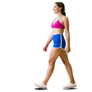 Woman Walking B PNG Image