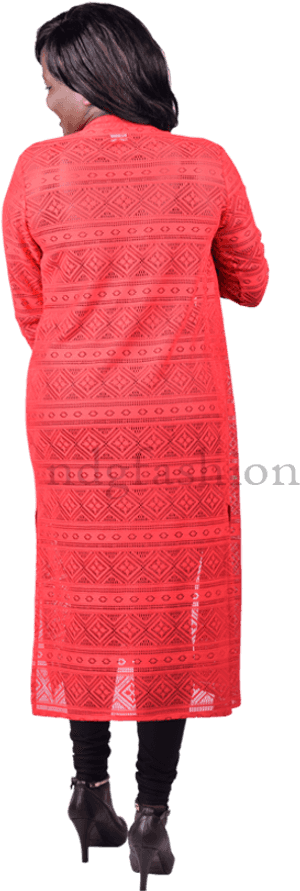 Womanin Red Dressand Black Heels PNG image with transparent background