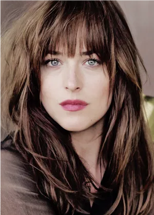 Womanwith Fringe Hairstyle PNG Image