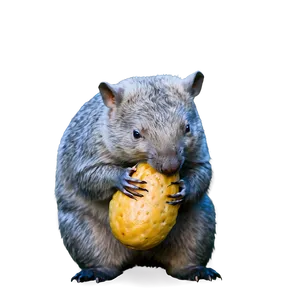 Wombat Eating Png Dvg PNG Image