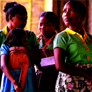 Women in Education PNG bkw PNG image with transparent background