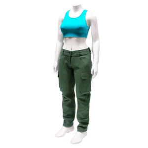 Women's Cargo Pants Png Ylp PNG Image