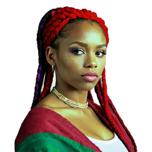 Women's Dreads Beauty PNG 05242024 PNG image with transparent background