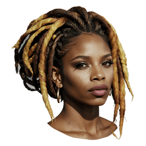Women's Dreads Beauty PNG fqy PNG image with transparent background
