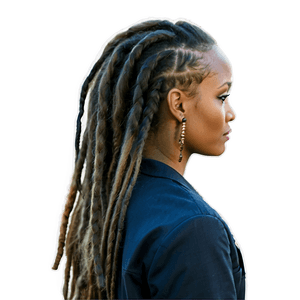 Women's Dreads Beauty PNG pce PNG image with transparent background