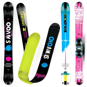 Women's Skis Png Plt PNG Image