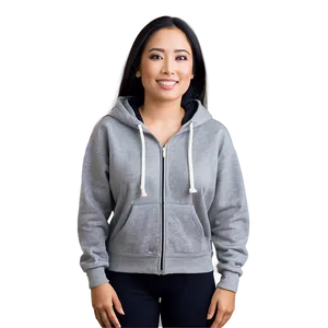 Women's Zip Up Hoodie Png 06292024 PNG Image