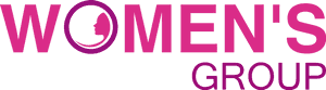 Womens Group Logo Pinkand Gray PNG image with transparent background