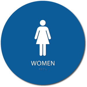 Ada Compliant Women Bathroom Sign - Women Restroom Sign, HD Png Download PNG image with transparent background