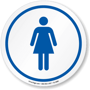 Transparent Bathroom Break Clipart - Women Sign, HD Png Download PNG image with transparent background