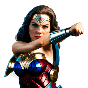 Wonder Woman Action Pose PNG 55 PNG image with transparent background