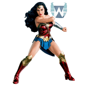Wonder Woman Action Pose PNG hks41 PNG image with transparent background