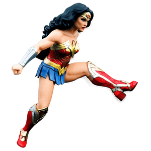Wonder Woman Action Pose PNG jou44 PNG image with transparent background