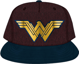 Wonder Woman Logo Cap PNG image with transparent background
